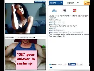 Le chatroulette - fille parfaite cums dur (avec le son!) chatroulettte